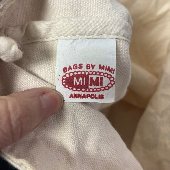 Vintage Smithsonian Museum of American History Cat Print Canvas Tote Bag By Mimi - Picture 6 of 11